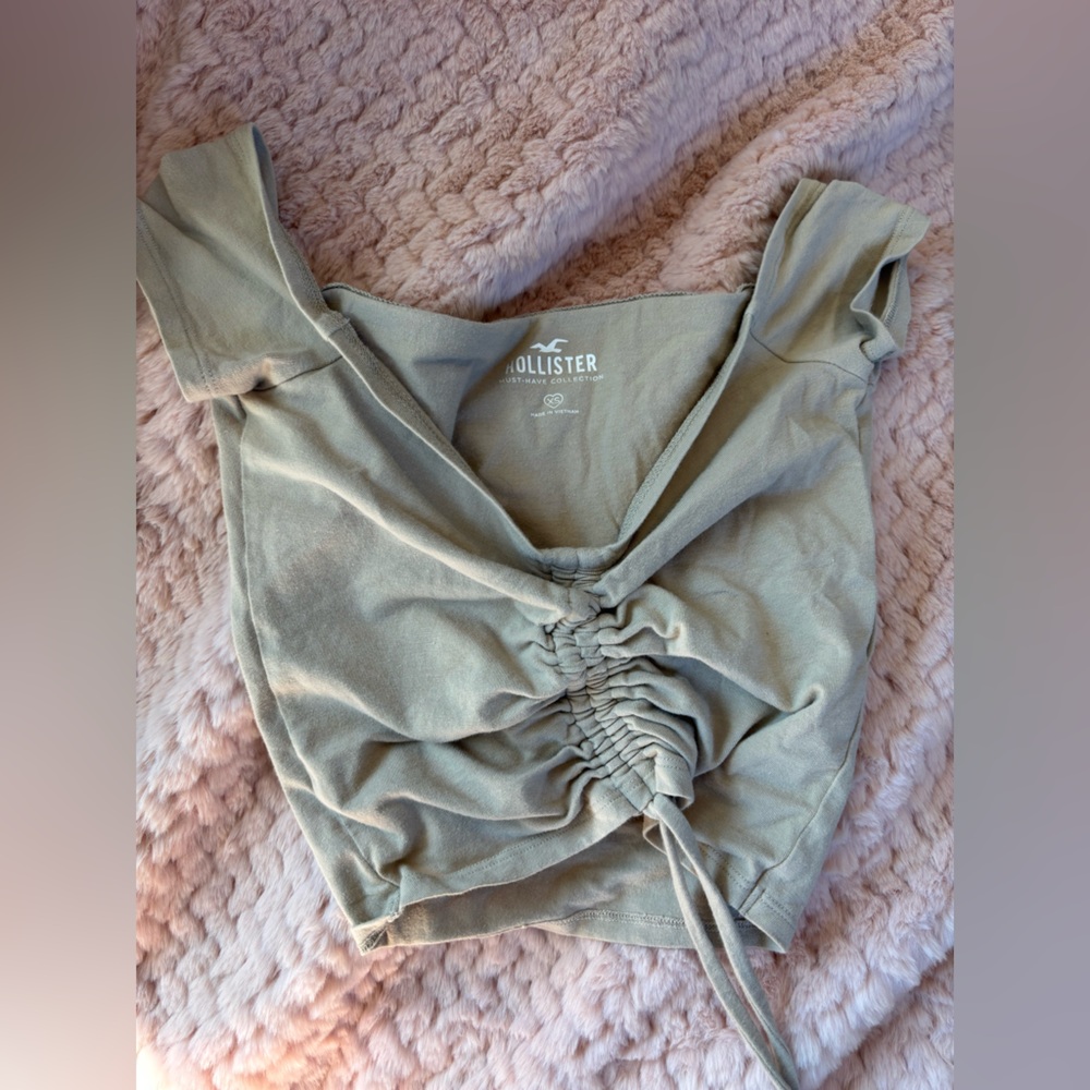 Hollister Beige Crop Top